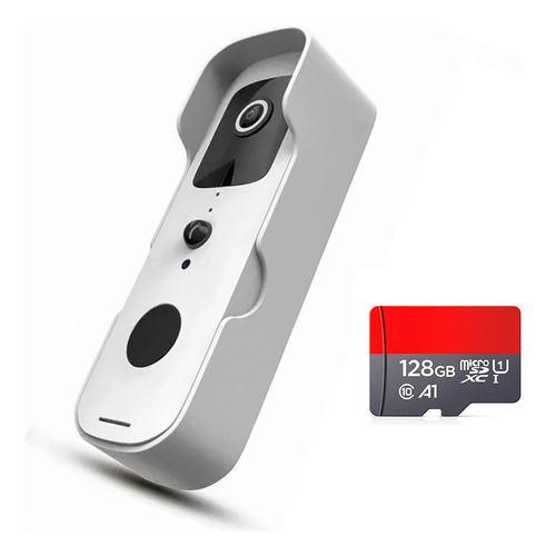 Camara Timbre Inteligente Wifi Vision Nocturna + Sd 128gb