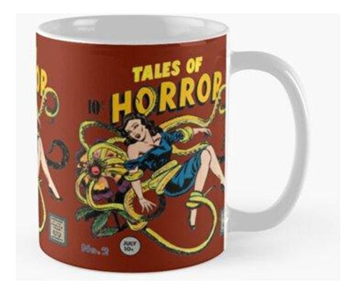 Taza Vintage Comic Man Eating Plant Envuelto Alrededor De Un