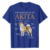 Camiseta The Anatomy Of An Akita - Dueño De Mascotas