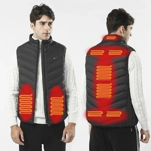 Chaleco Térmico Para Hombre Y Mujer, Chaqueta Eléctrica Con