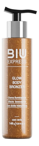 Biu Glow Body Bronzer Efecto Bronceante Crema Cuerpo 145g