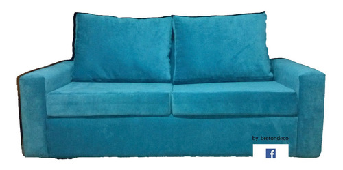 Sillon Sofa 2 Cuerpos 1.70 M Tapizado En Ecocuero 