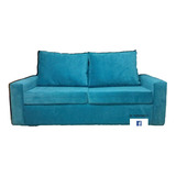 Sillon Sofa 2 Cuerpos 1.70 M Tapizado En Ecocuero 