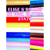 Rollo De Vinil Miniglitter Para Moños Y Manualidades 25x70cm