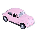 Coche De Juguete Beetle Bug Vintage 1/32 Compatible Con Niño