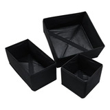 Organizador Plegable De Ropa Interior Y Calcetines, - Negro