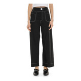 Pantalón Wide Leg C&a De Mujer