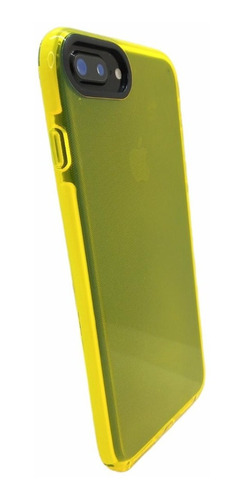 Funda Borde Reforzado Color Para iPhone 6p/6s Plus  + Glass