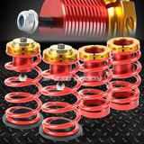 For 12-15 Honda Civic 1-4  Adjustable Red Spring Coilove Oad