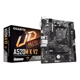 Placa-mãe Gigabyte A520m K V2 Amd Am4 Ryzen Series Ddr4 M2