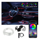 A Luzs Interior Del Coche Tira De Led 5in1 6m Rgb App