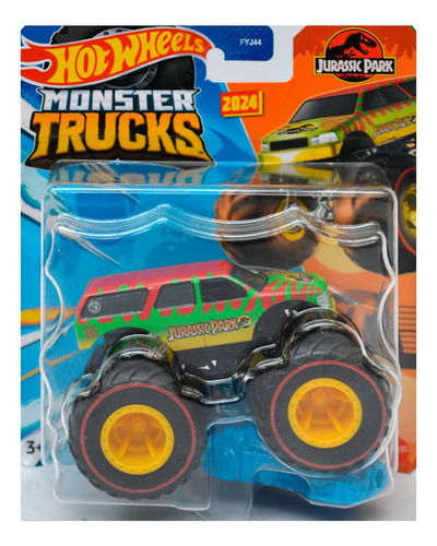 Hot Wheels Monster Trucks Jurassic Park Metal 1:64 - 2024