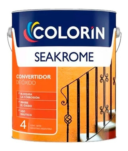 Seakrome Convertidor Anti Oxido 4 Lts. Colorin - Iacono