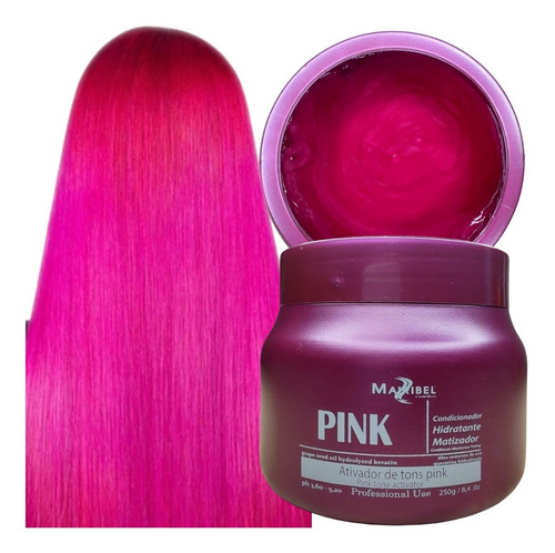 Matizador Tinta Para Cabelo Pink Azul Marsala Ruivo Castanho