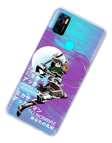 Funda Para Zte Attack On Titan Mikasa Ackerman Tu Nombre