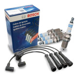 Kit Cables Y Bujias Logan Sandero Symbol 1.6 8v K7m Bosch