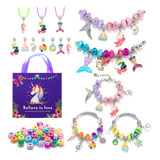 Kit Para Hacer Pulseras Diy Unicornio De Joyas Para Niñas