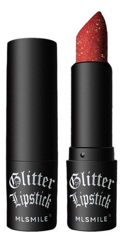 Lápiz Labial V Glitter Diamond Metal Glitter Matte Lipstick