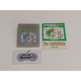 Cartucho Dr Mario Original Com Manual Para Game Boy