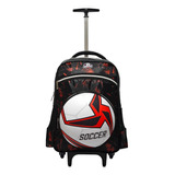 Mochila Rodinhas Escolar Bola Reforçada 3d Alto Relevo Mc103