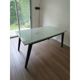 Mesa Nordica Escandinava 160x90 + Con Vidrio!