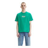 Polera Hombre Manga Corta Batwing Verde Levis 16143-0973