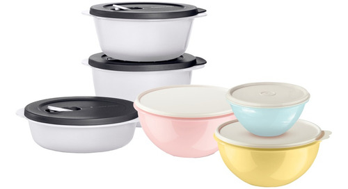 Set 6 Piezas Contenedor Microondas Y Refrigerador Tupperware