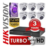 Kit Seguridad Hikvision Dvr 8 + 6cam + 1tb + Cables Martinez