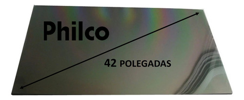 Película Polarizada Tv Compatível C/ Philco 42 Polegadas