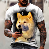 Camisa Camiseta Cachorro Raça Shiba Inu 1