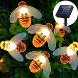 Luces Solares De Abeja Jardín Exterior Decoración