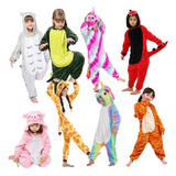 Pijama Disfraz De Polar Para Niños Kigurumi Enterito