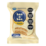 Alfajor Bon O Bon Blanco Simple 40gr   Caja 40u