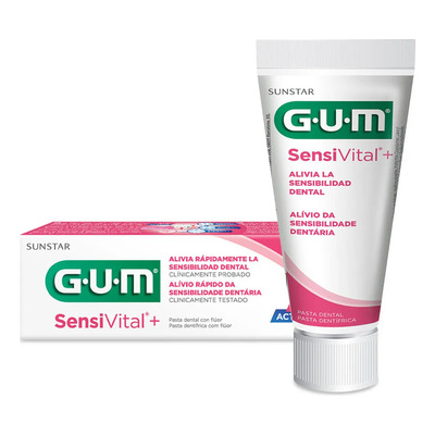 Pasta Dental Sensivital Alivia Rápidamente La Sensibilidad 75ml Gum | MercadoLibre