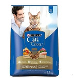 Alimento Para Gato Atún, Pollo Y Queso, Cat Chow 7.5kg