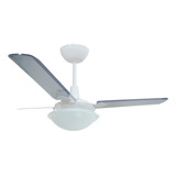 Ventilador De Teto Tron Citrino Branco 3 Pás Transparentes 127v