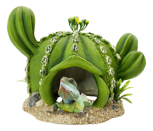 Decoración Para Terrario De Reptiles, Cueva De Piel De Lagar