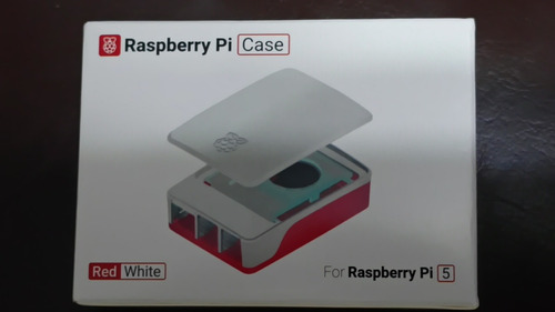 Case Oficial Para Raspberry Pi 5 Pi5 Com Cooler E Na Caixa