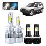 Kit De Focos Led H4 881 Para Ford Escape 2001 2002 2003 2004