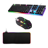 Teclado Gamer G21 + Mouse Gamer G21 + Mousepad Rgb