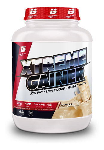 Hipercalórico Massa Xtreme Gainer 3kg - Bio Sports Usa