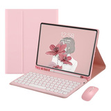 Funda C/teclado Yeehi Para iPad Mini 6g 2021 8.3inch Pink