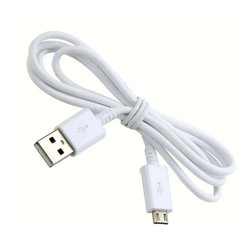 Cable Micro Usb V8 Blanco Solo Carga  Subte D Belgrano