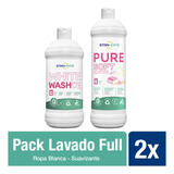 Pack Lavado Stanhome Detergente Ropa Blanca + Suavizante