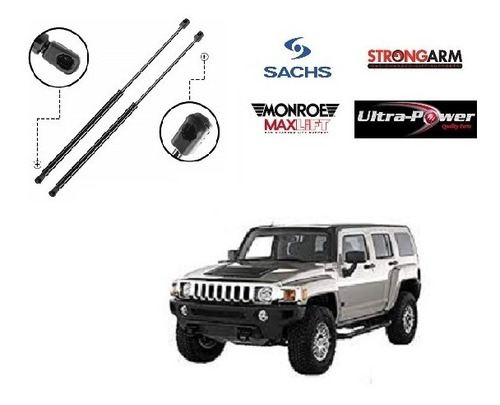 Amortiguador   Gatos De Capo Hummer H3 2006-2010 Foto 4