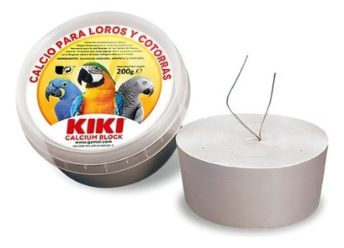 Kiki Calcio Block Con Gancho Para Aves 200 Gr