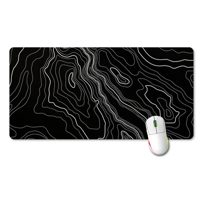 Mouse Pad Gamer Omaigat Topografía Negro L | 600x285x3mm | MercadoLibre