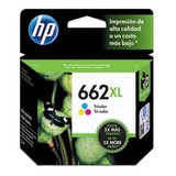 Cartucho Hp 662xl Colorido Cz106ab Deskjet 1015 2516