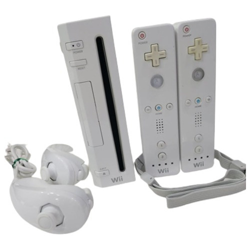 Wii 2 Mandos Originales + Disco Duro 500gb Adaptador De Hdmi