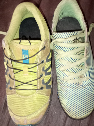 2 Pares De Zapatillas Salomon Xa Elevate Y adidas Nemesis